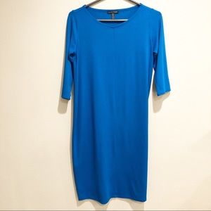 Eileen Fisher V-Neck Jersey Viscose Dress Size XXS